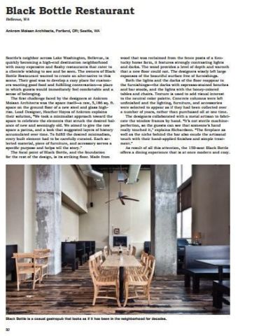 RETAIL SPACES: RESTAURANTS AND BARS