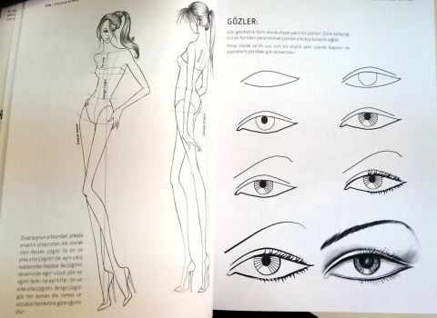 STİLİSTLİK VE MODA TASARIM ÇİZİMLERİ