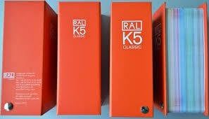 RAL K5 RENK KATALOĞU 2'Lİ SET - (YARI MAT+ PARLAK)