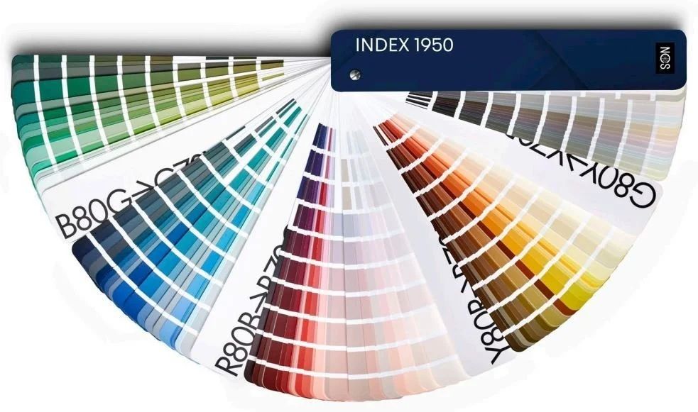 NCS INDEX - 1950  RENK KATALOĞU