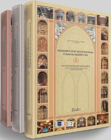 INTEGRATION OF DETAILS OF EUROPEAN CLASSICAL ARCHITECTURE 1-2-3 SET