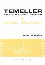 TEMELLER STATİĞİ VE KONSTRUKSİYONU 1 / 1987